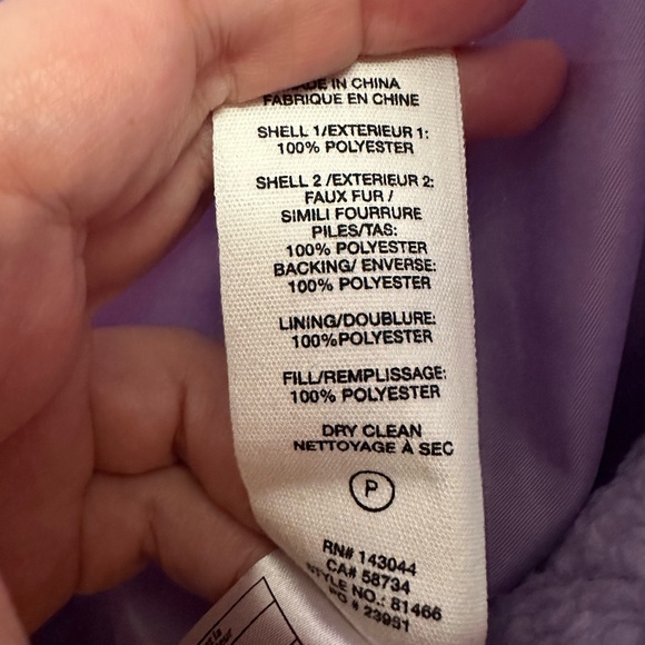 NWT Avec Les Filles Faux Shearling Quilted Hooded Coat - size S - Picture 8 of 8